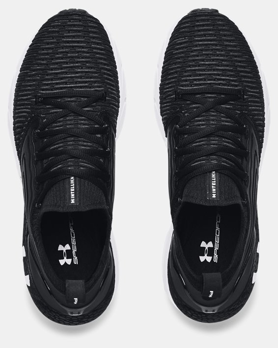 Men's UA HOVR™ Phantom 2 IntelliKnit Running Shoes, Black, pdpMainDesktop image number 2